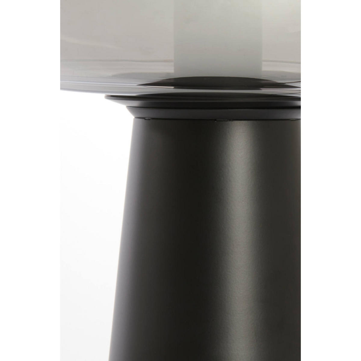 TISCHLAMPE Misty Grau 30/30/46 cm - Grau, Glas (30/30/46cm) - Light & Living