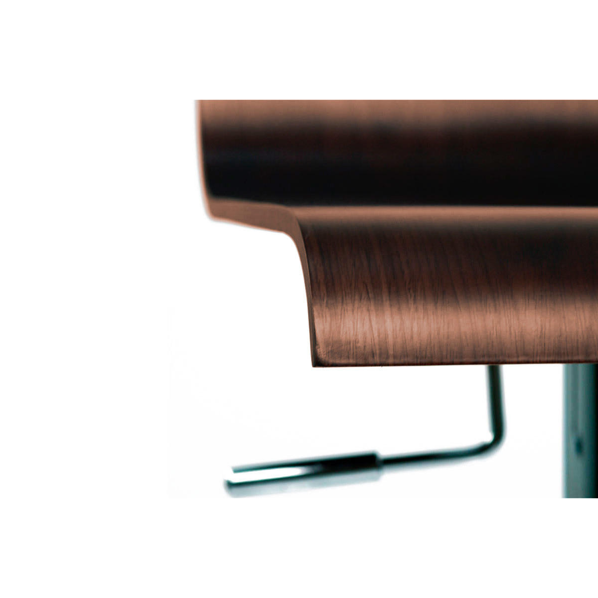 BARHOCKER aus Holz v2 Farbe Wenge SURF - Braun, Holz (41.5/89.5/34cm) - Miliboo