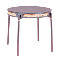 ESSTISCH Rund Schwarz 81/81/76 cm - Schwarz, Naturmaterialien (81/81/76cm) - Nest Dream