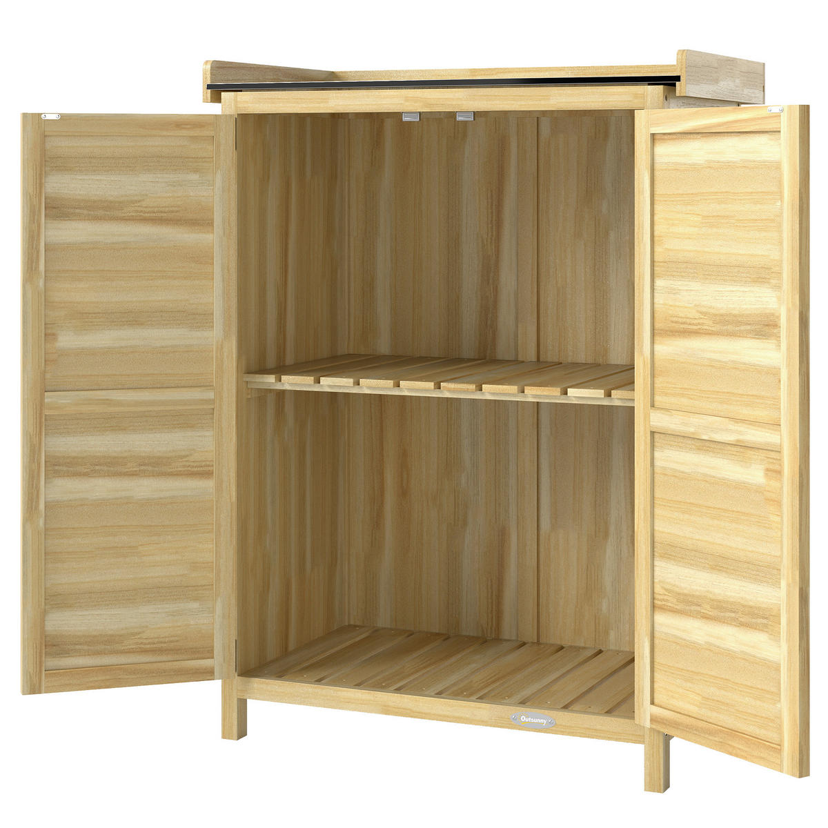 GERÄTESCHUPPEN DE-17620 Naturholz - Naturfarben, Holz (71.5/95/39cm) - ComfortXL