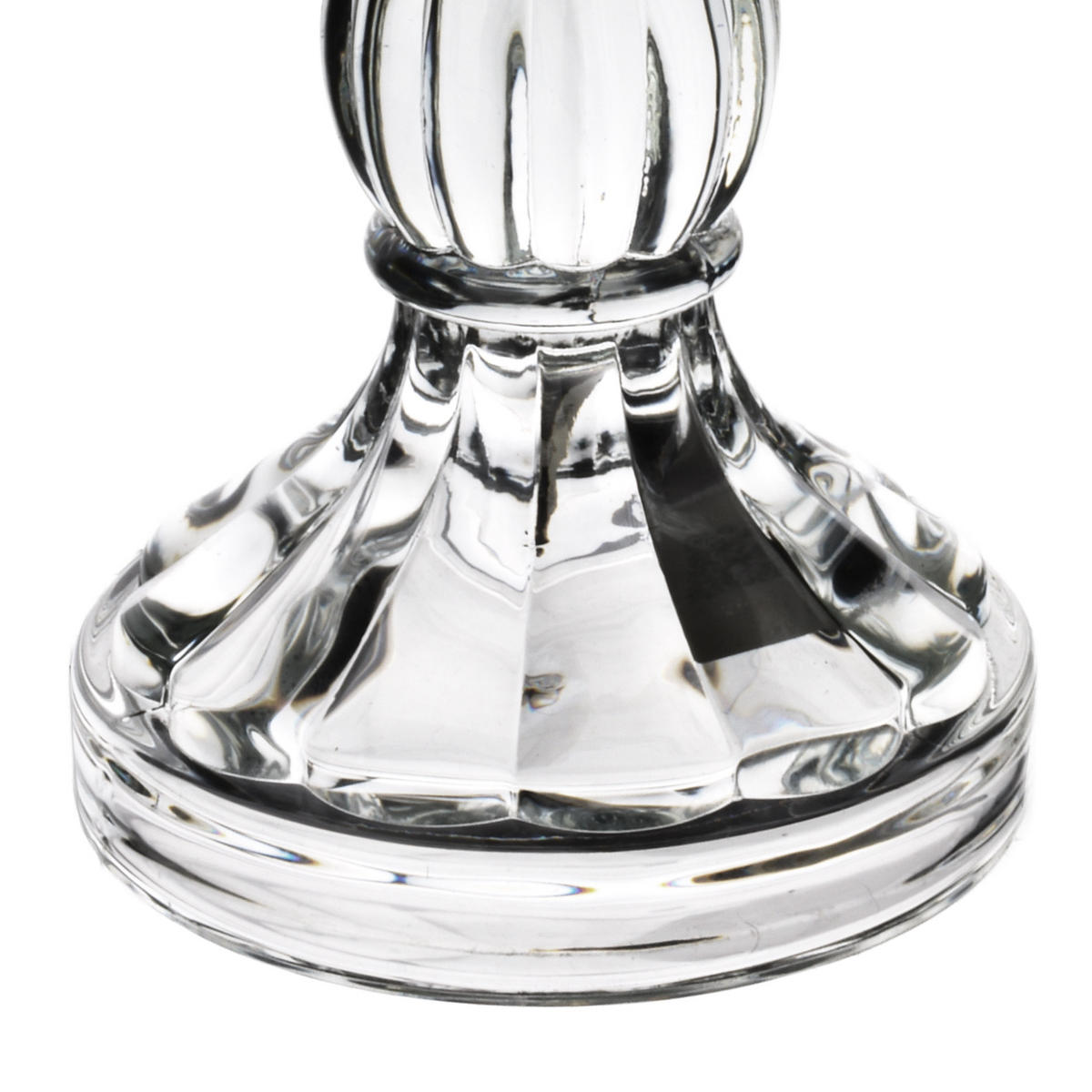 KERZENHALTER Patricia transparent 10/10/21. 5cm Glas - Transparent, Glas (10/22/10cm) - Mondex