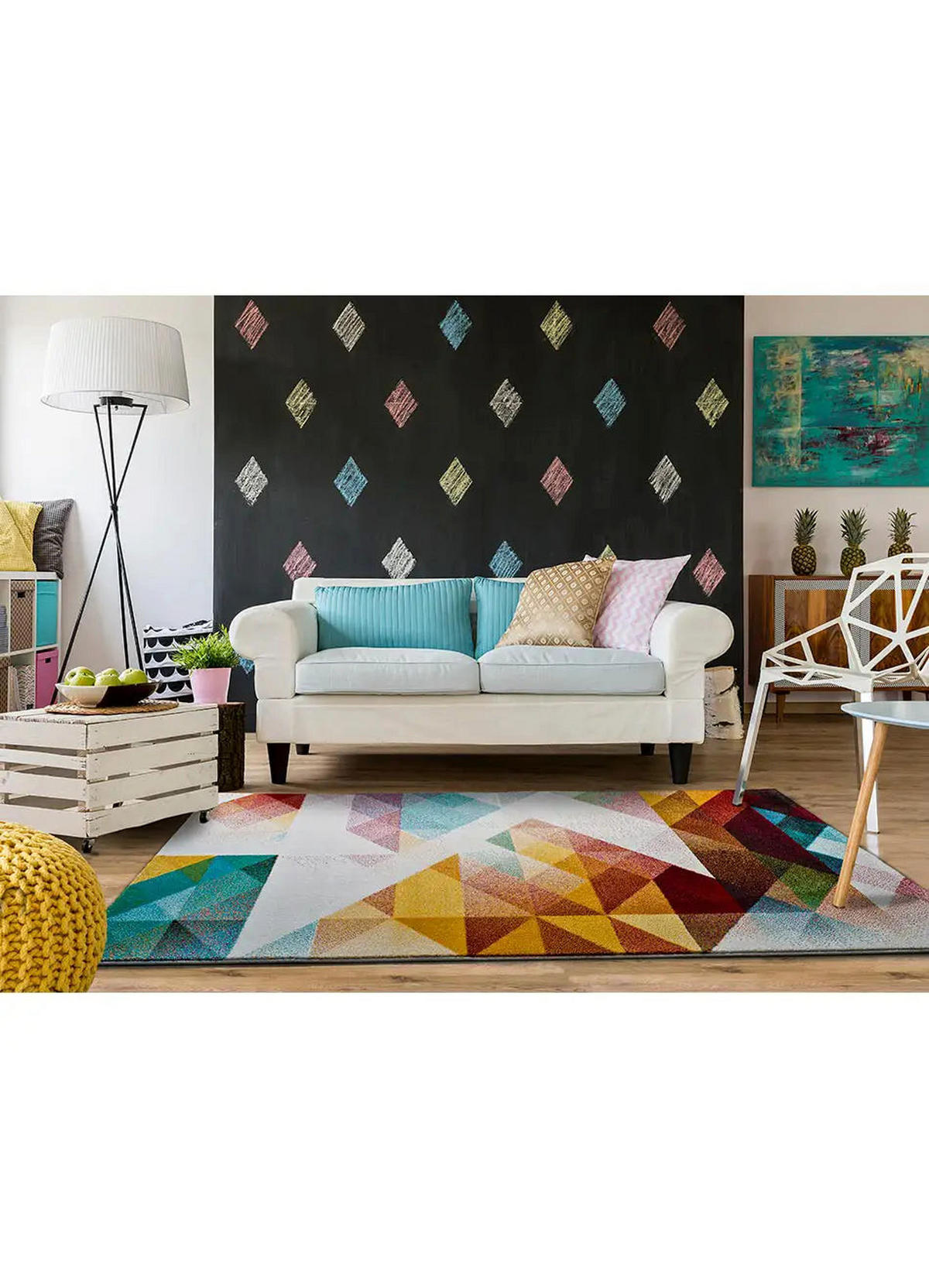 KURZFLORTEPPICH Mehrfarbig Pandora 160/230 cm - Multicolor, Textil (160/230cm) - Atticgo