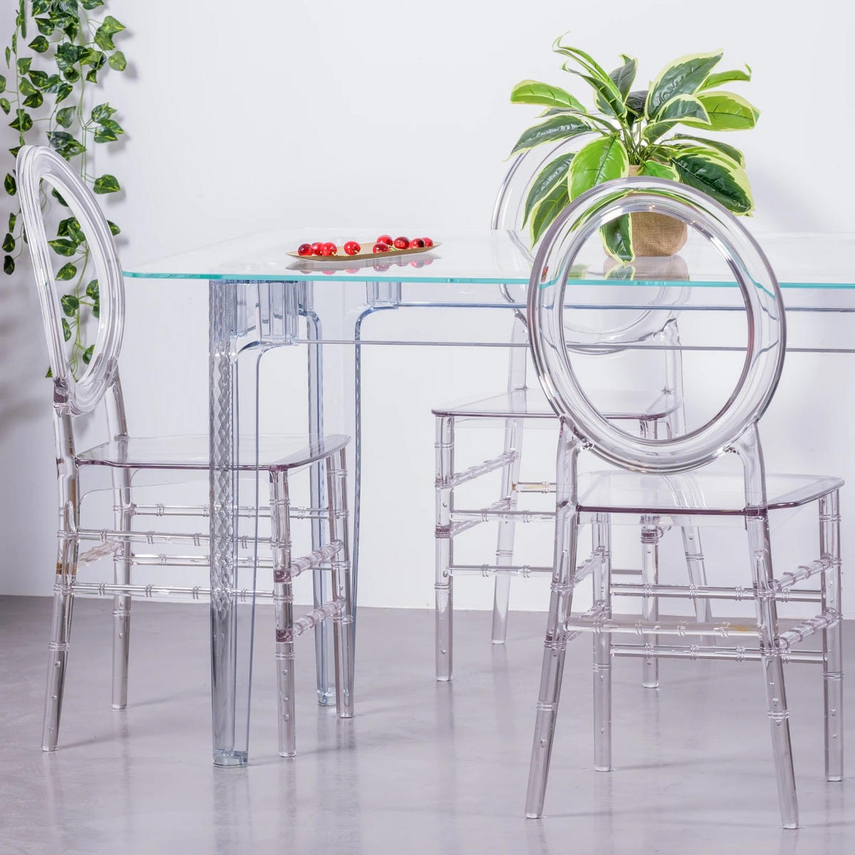 STUHL Kunststoff Transparent - Transparent, Kunststoff (39/90/41cm) - Nest Dream