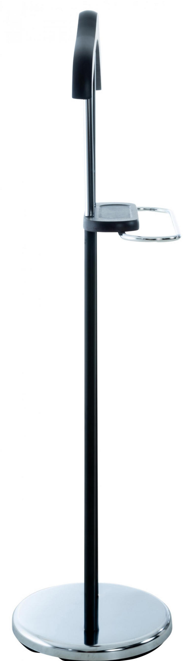 HERRENDIENER Metall schwarz - Schwarz, Metall (43/109/28cm) - CLP