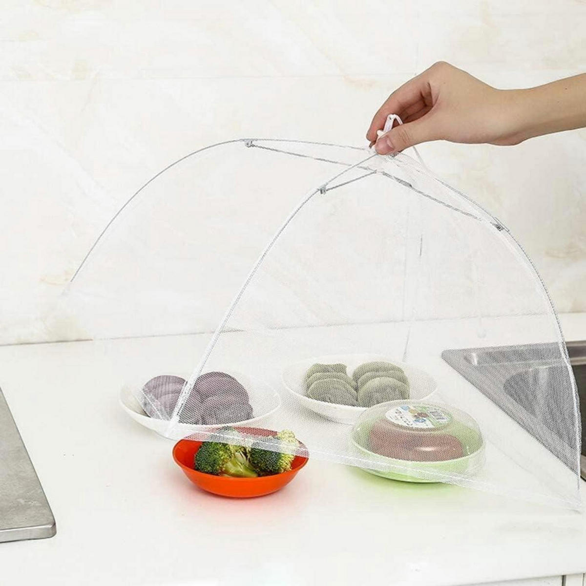 FLIEGENHAUBE 2-teiliges Set 30 cm - Transparent, Textil (30.5/19.1/30.5cm)