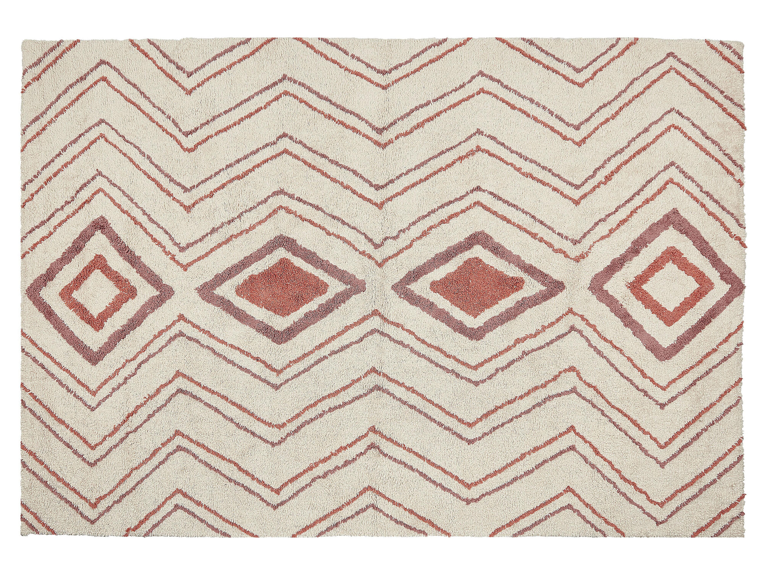 KURZFLOR-TEPPICH Kastamonu 200/140 cm - Beige, Textil (140/200cm) - Beliani