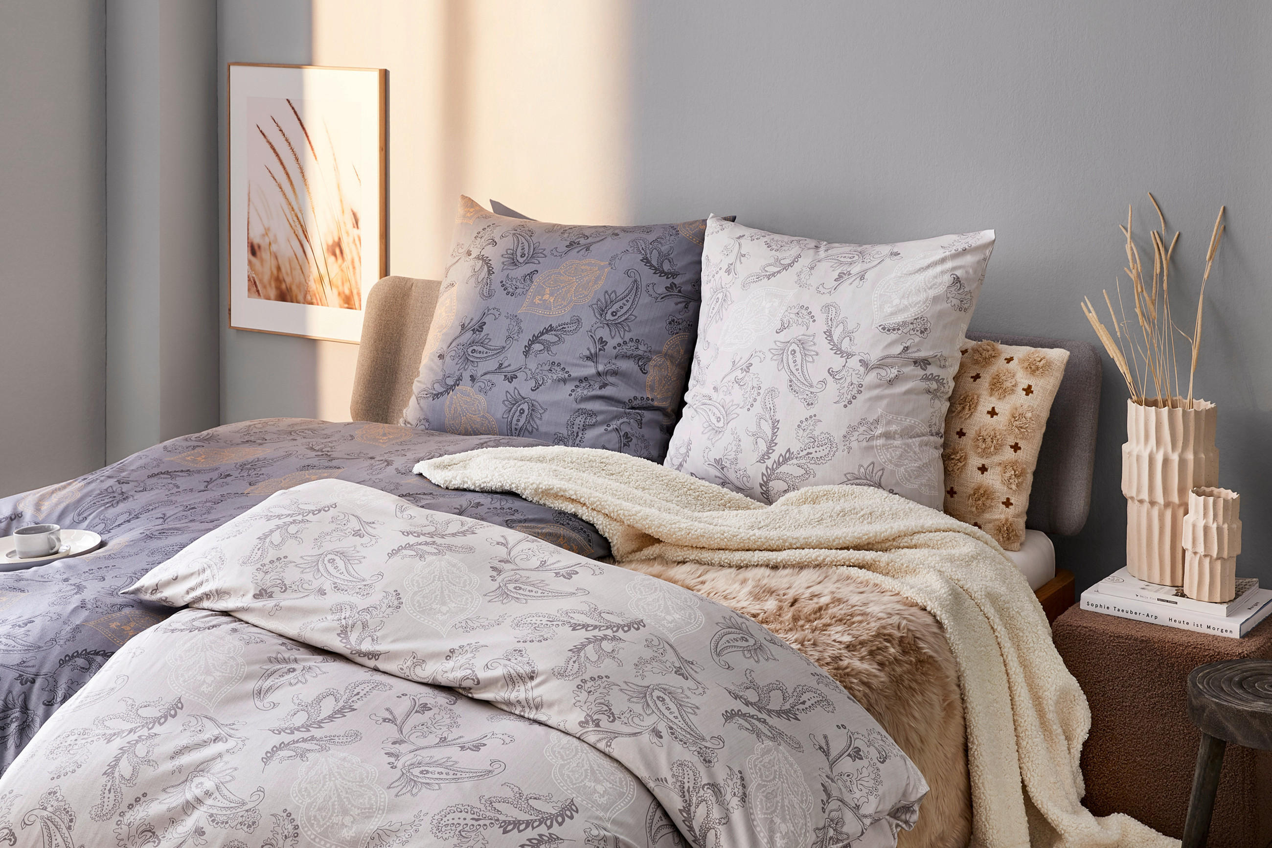 Lila povlečení s paisley