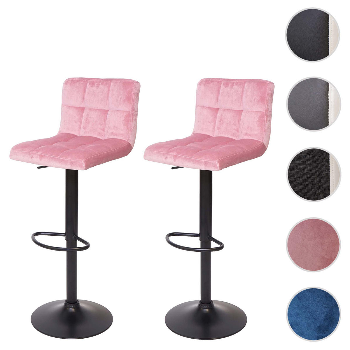 BARHOCKER Altrosa 2er-Set - Altrosa, Textil (38/107/41cm) - MCW