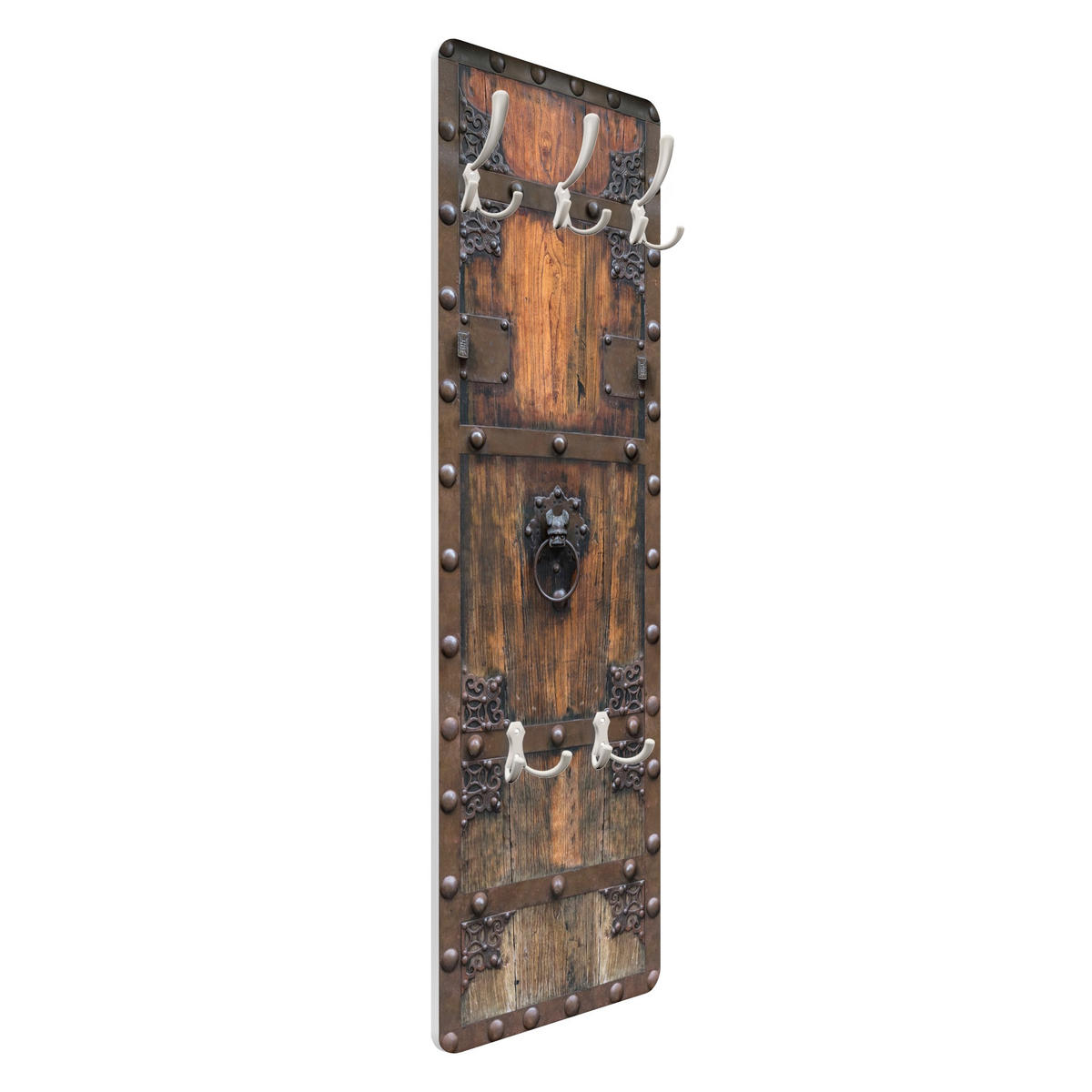 WANDGARDEROBE - Historische Holztür 34/105 cm - Braun, Holzwerkstoff (34/105/1.6cm) - Bilderwelten