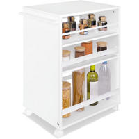 UNIVERSALWAGEN Bengt Weiß - Weiß, Naturmaterialien/Holz (38/79/50cm) - BoMoe