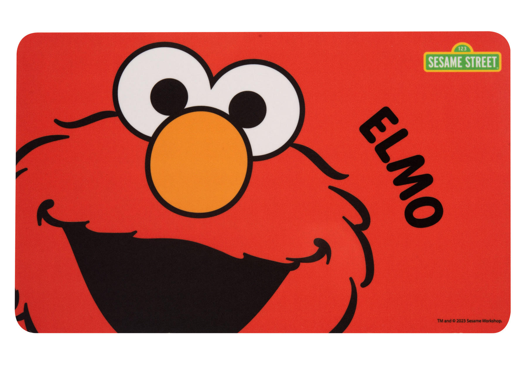 BRETTCHEN Sesamstraße Elmo Rot 14,5 x 23,5 cm - Rot, Kunststoff (14.5/23.5cm) - United Labels