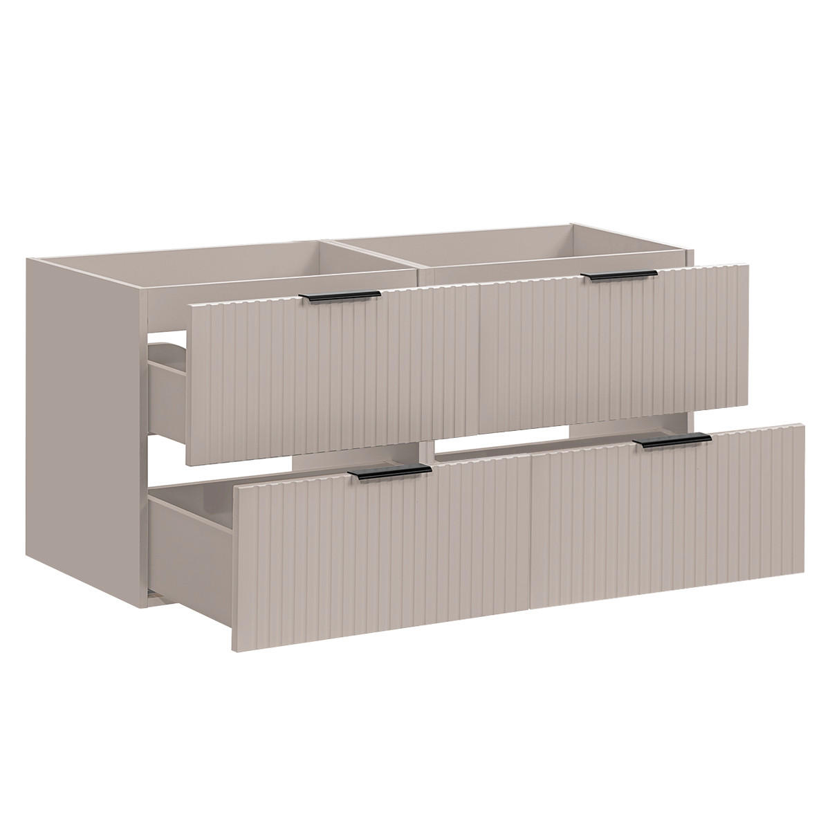 WASCHTISCHUNTERSCHRANK 120.4cm Adriel Beige - Beige, Holzwerkstoff (120.4/57/46cm) - Petits-meubles
