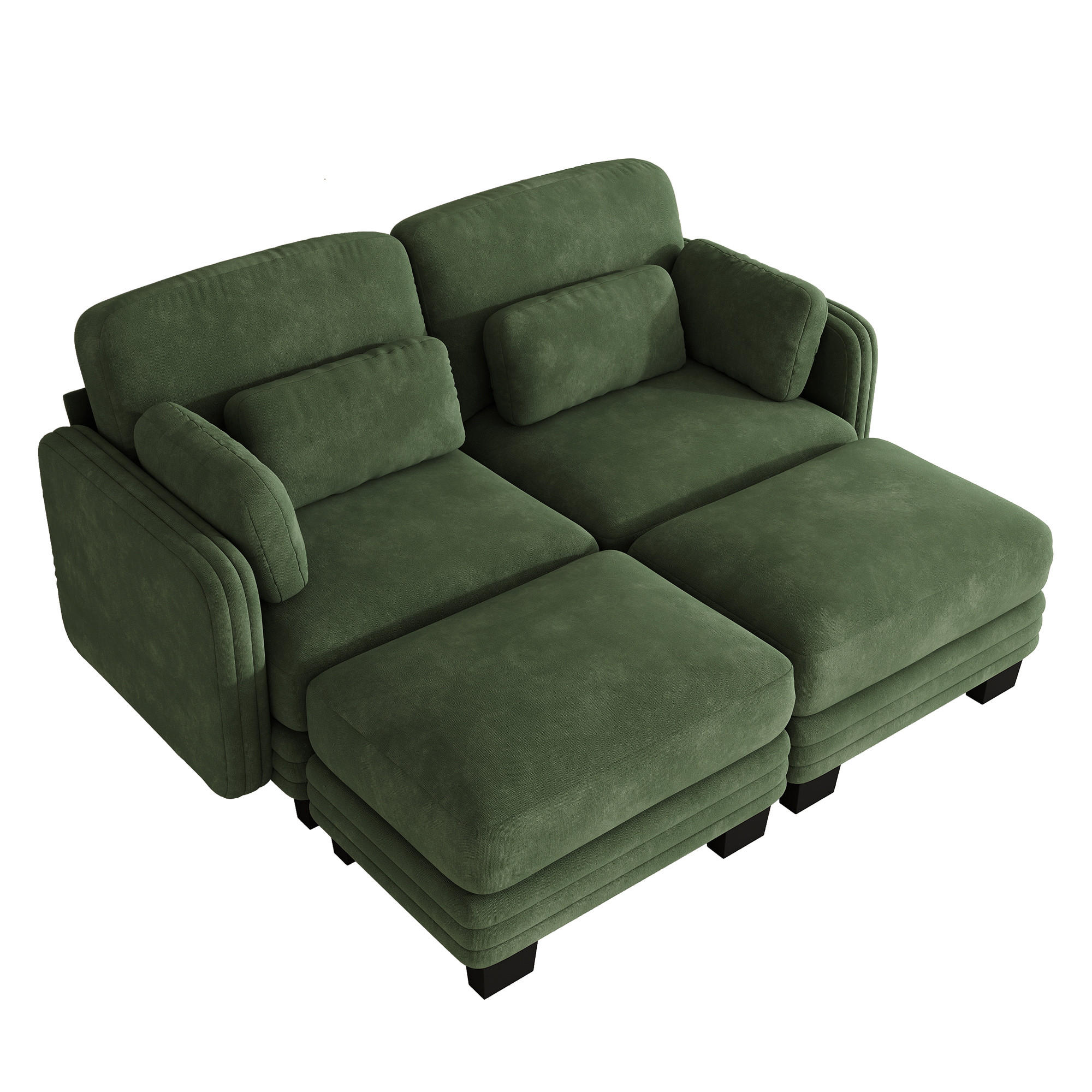 ComfortXL 2-Sitzer-Sofa Grün 176x88x143 cm