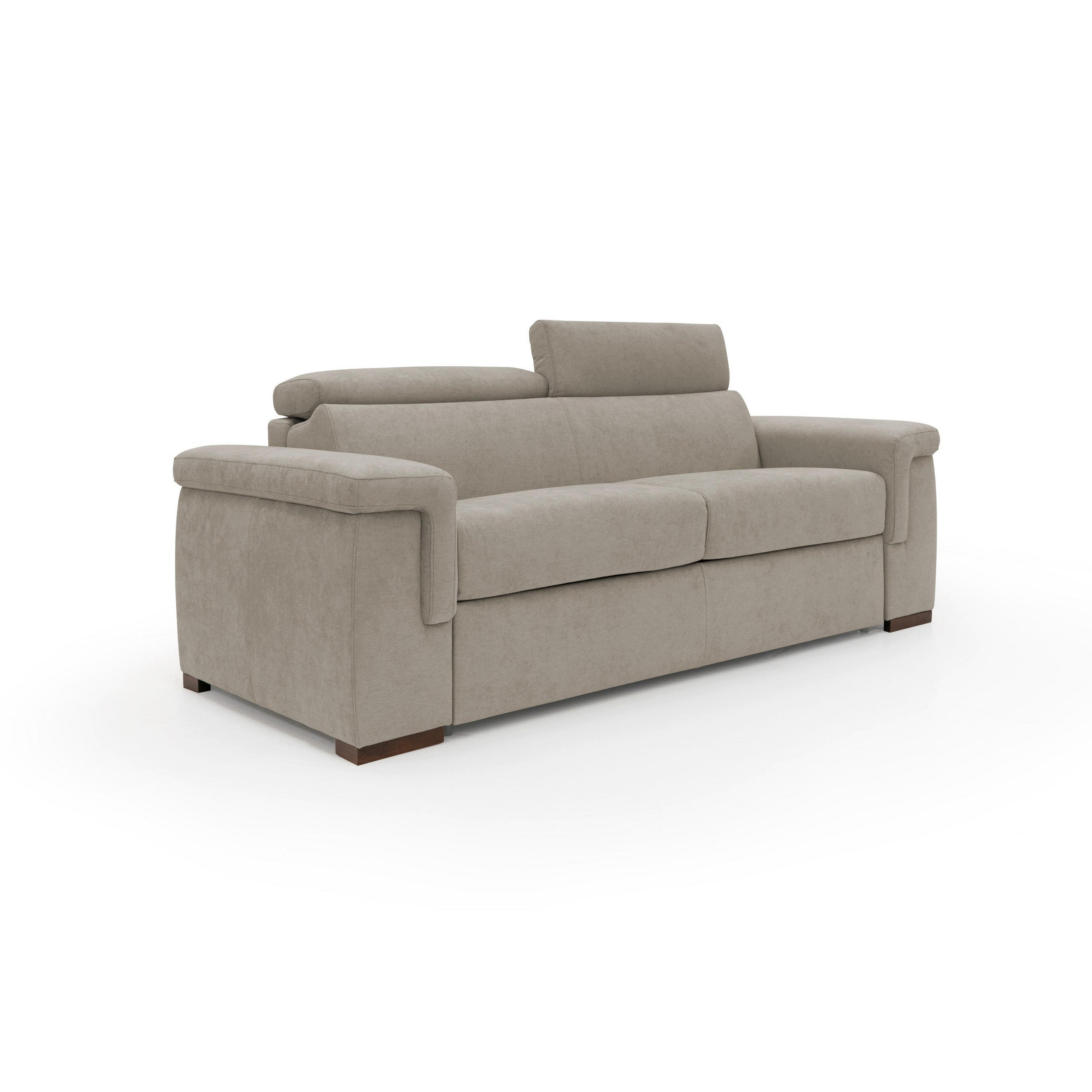 SCHLAFSOFA Giunone - Creme, Textil (220/100/95cm) - Divani.store