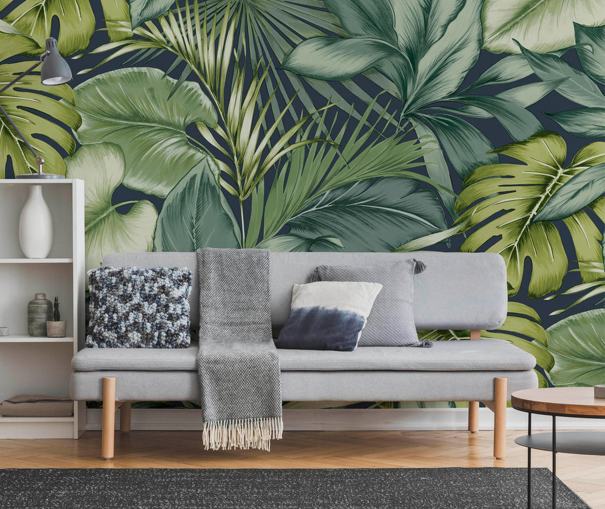 FOTOTAPETE - Hawaii - Blau - Grün, Papier/Kunststoff (300/280cm) - Art for the Home