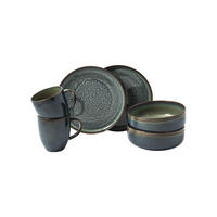 FRÜHSTÜCKS-SET Crafted Breeze blau-grau 6er Set - Blaugrau, Keramik (1/1/1cm) - like.Villeroy & Boch