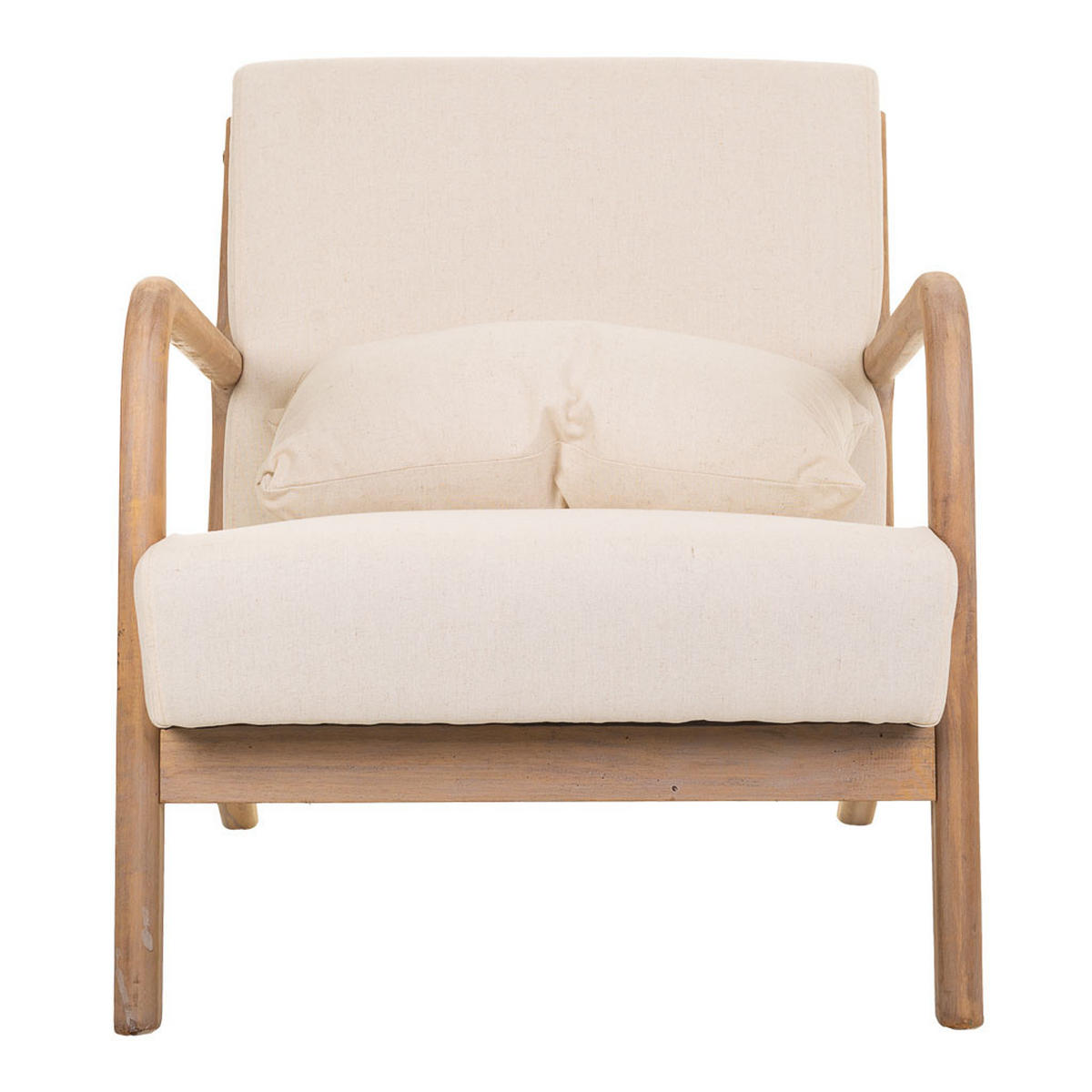 ARMLEHNSSESSEL aus Holz 66x85x74 cm - Grau, Holz (66/74/85cm) - Wanderlust