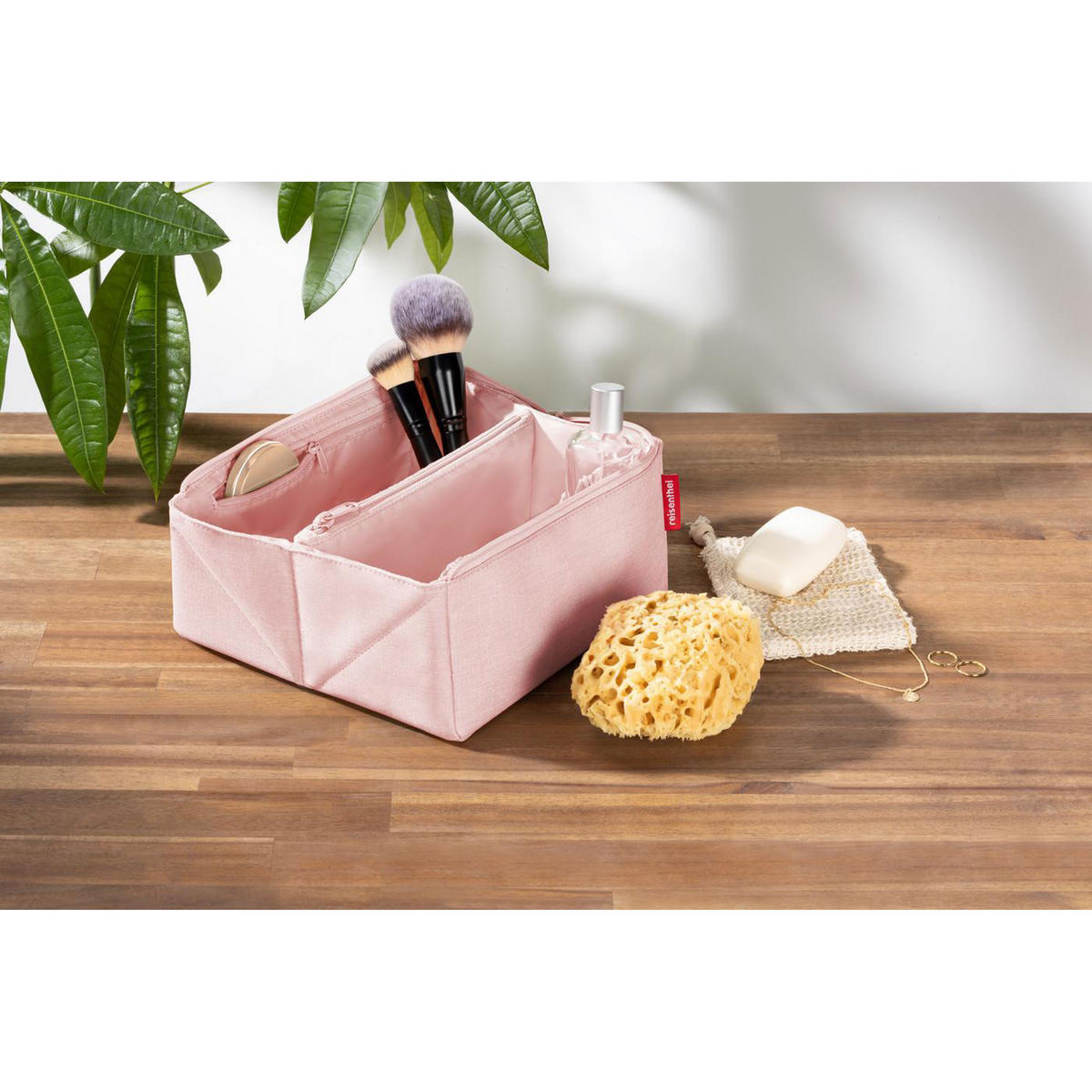 BEAUTYTASCHE "fold case" - Rosa, Kunststoff (11/11/23cm) - Reisenthel