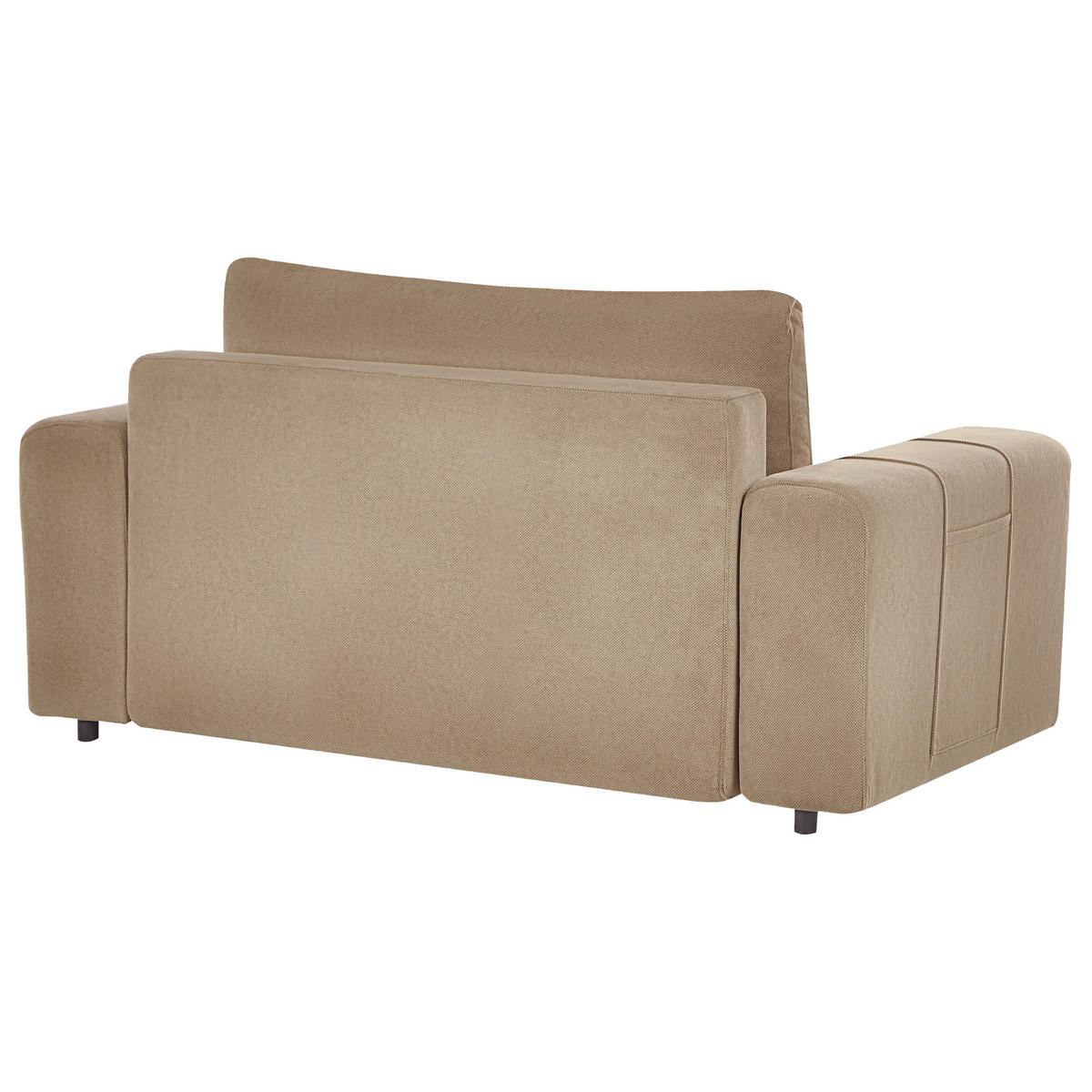 SCHLAFSOFA mit Stauraum 121/156 cm Braun Innvik - Braun, Textil (169/90/101cm) - Beliani