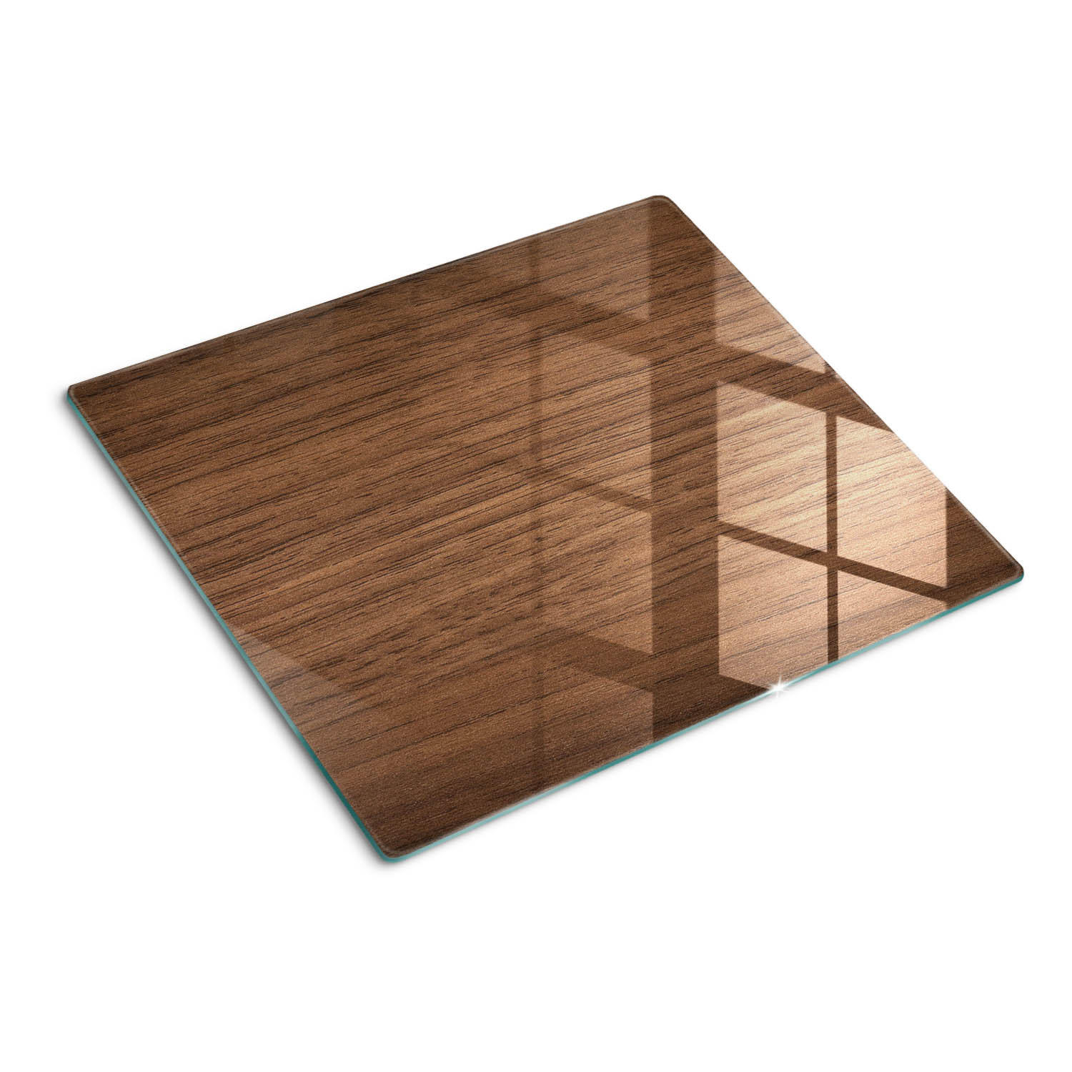 GLASPLATTE 60x52 cm Holz - Braun, Glas (60/0.4/52cm) - TULUP
