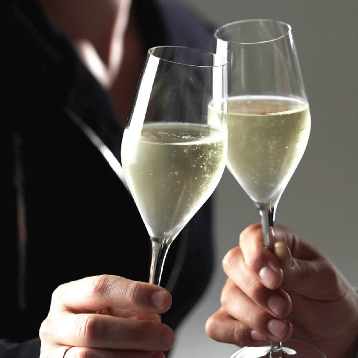 WEISSWEINKELCH Exquisit Royal Champagnerkelche/e Set 12 tlg - Transparent, Glas (0.42L) - Stölzle