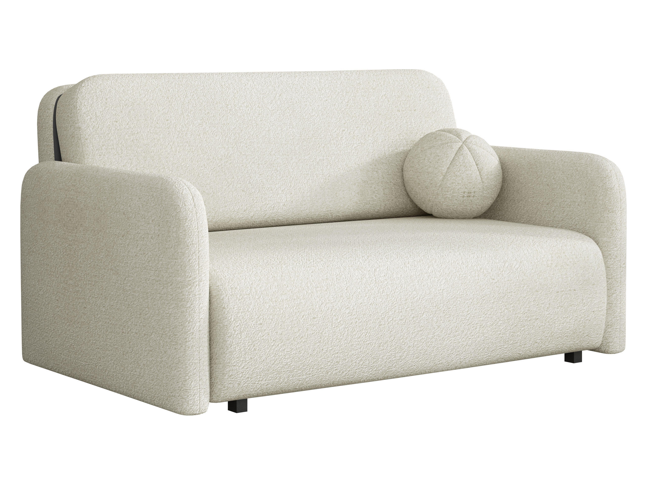 SCHLAFSOFA Viva Sun III - Schwarz/Naturfarben, Holz/Textil (150/85/103cm) - MIRJAN24