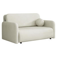 SCHLAFSOFA Viva Sun III - Schwarz/Naturfarben, Holz/Textil (150/85/103cm) - MIRJAN24
