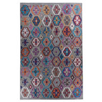 KURZFLORTEPPICH Cecilia 70x140 cm - Grau, Textil (70/140cm) - Gino Falcone