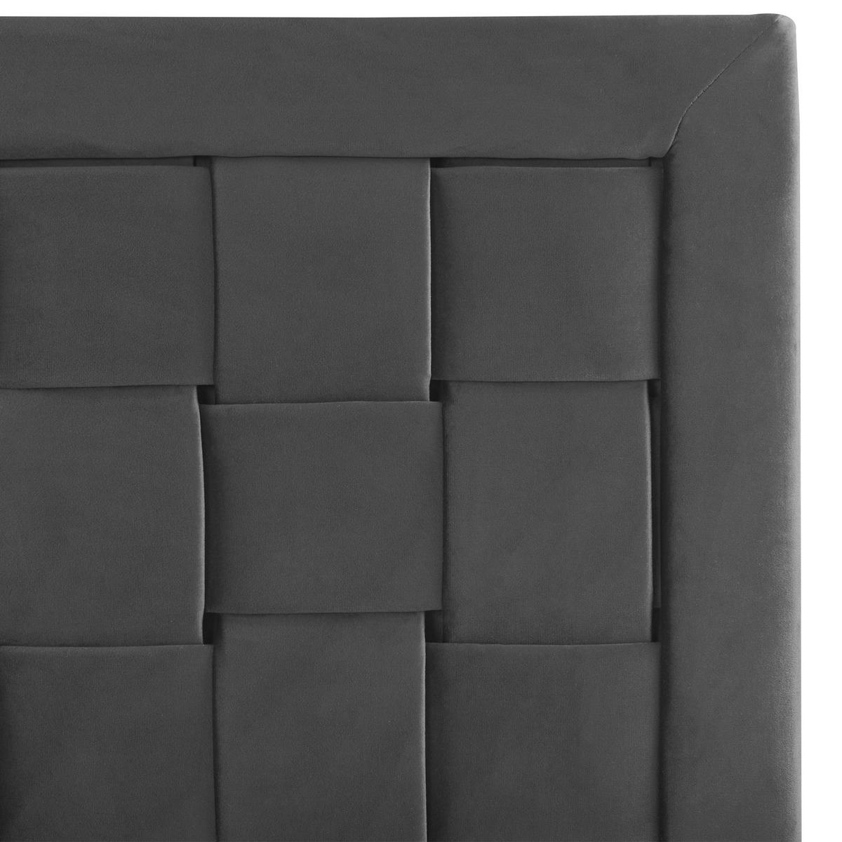 DOPPELBETT 180/200cm Schwarz Limoux - Schwarz, Textil (180/200cm) - Beliani