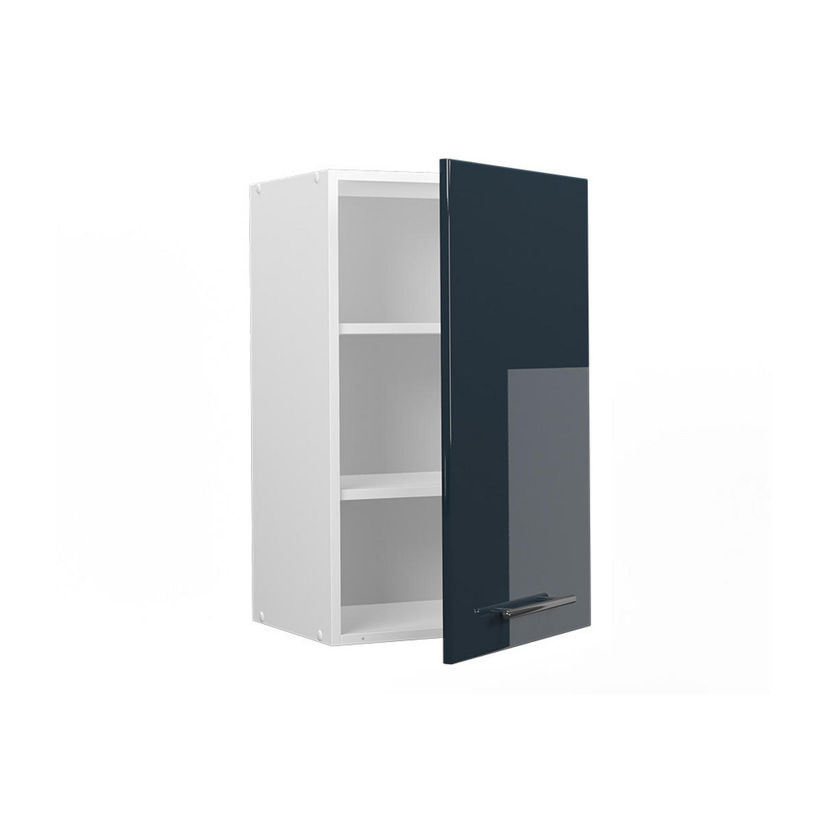 HÄNGESCHRANK Fame-Line Dunkelblau Hochglanz 45 cm - Weiß/Dunkelblau, Holzwerkstoff (45/72/34.1cm) - Vicco