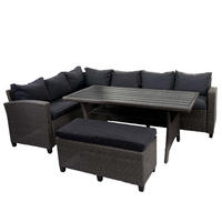 POLY GARNITUR Anthrazit - Anthrazit, Kunststoff - MCW
