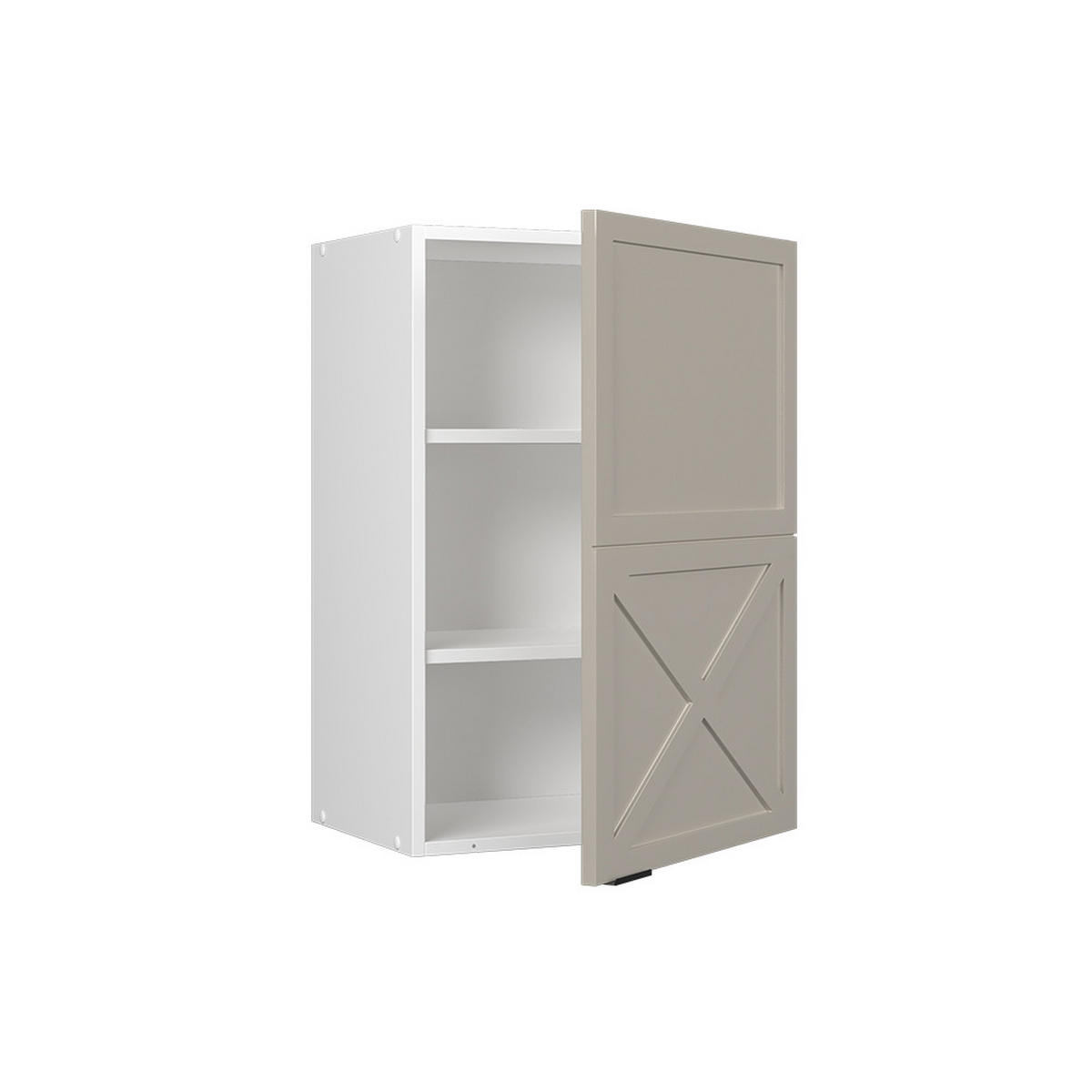 HÄNGESCHRANK Fame-Line GrauBeige 50 cm - Weiß/Grau, Holzwerkstoff (50/72/34.1cm) - Vicco