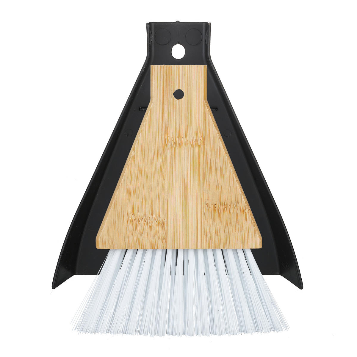 2XTISCHKEHRSET - Schwarz/Weiß, Holz/Kunststoff (15/16.5/4cm) - Relaxdays