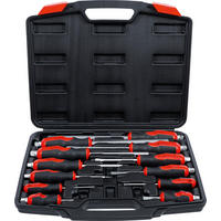 SCHRAUBENDREHER-SATZ | 12-TLG. - Multicolor, Kunststoff/Metall (1/1cm) - BGS technic