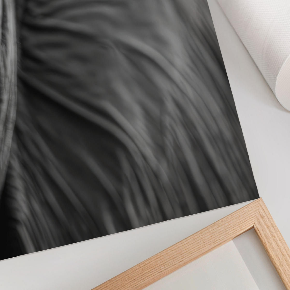 POSTER - 42x59 cm - Visual Echo - Elefantenblick - Schwarz, Textil (42/59/0.1cm) - TULUP