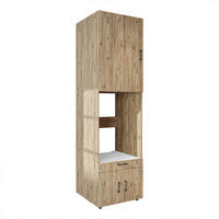 WASCHMASCHINENSCHRANK Serie 3 67cm Breit, 240cm Hoch - Eichefarben, Holzwerkstoff (67/240/67cm)