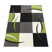 KURZFLOR-TEPPICH DIAMOND 665 GRÜN 200X290 - Grün, Kunststoff (200/290cm) - Paco Home