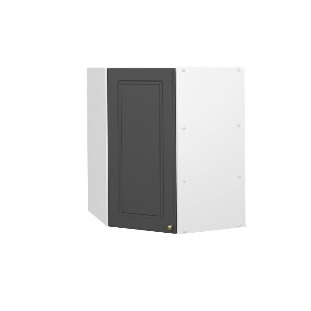 ECKHÄNGESCHRANK Fame-Line Anthrazit-Gold 57 cm - Anthrazit/Weiß, Holzwerkstoff (57/72/34.1cm) - Vicco
