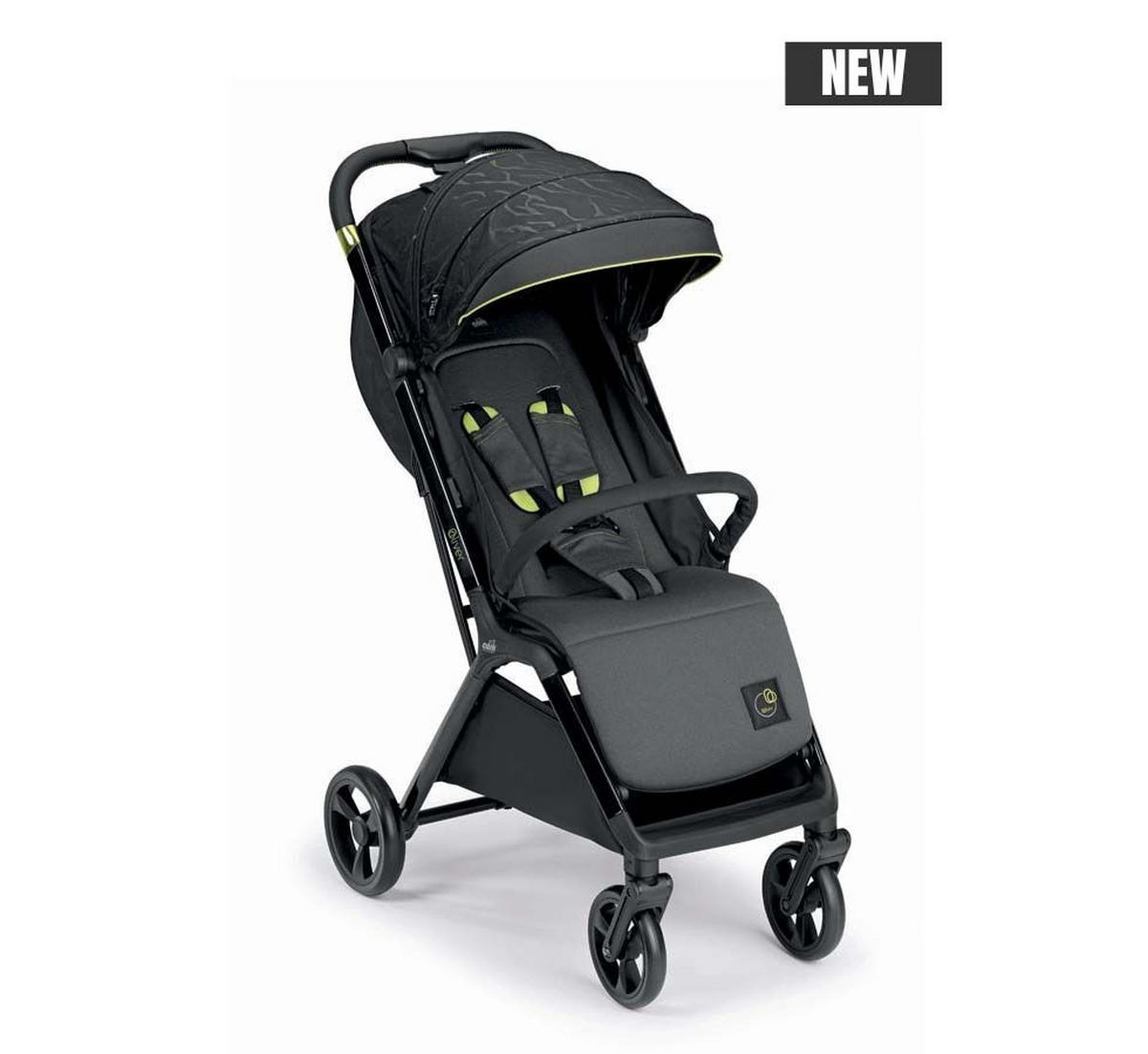 KINDERWAGEN Buggy Oliver im City-Design, klappbar - Schwarz, Kunststoff (52/87/106cm) - Cam il Mondo del Bambino S.p.A.