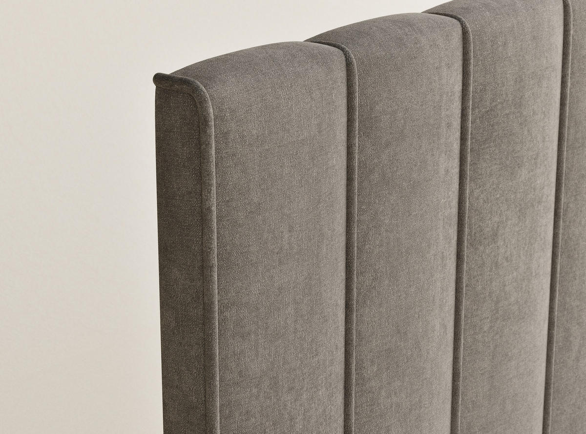 BOXBETT Moretti 200/200 cm, in Braun, Bettkasten, Matratze, Topper - Schwarz/Braun, Holz/Holzwerkstoff (200/200cm) - Maison de Reve