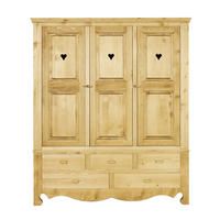 KLEIDERSCHRANK aus Massivholz MEXICANA - Honig, Holz (171/200/55cm) - Seart