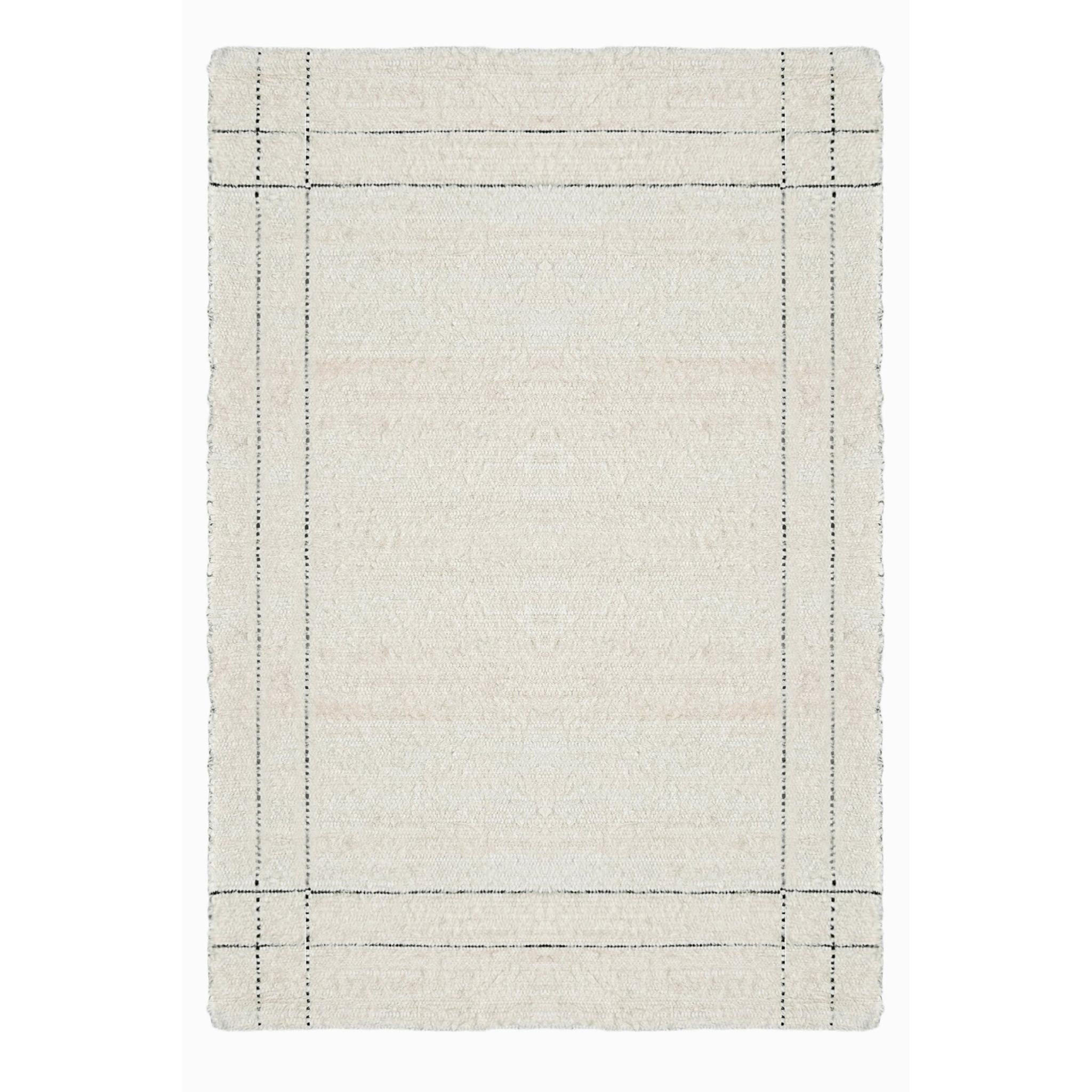 TEPPICH aus recycelter Baumwolle handgewebt beige - Beige, Naturmaterialien (120/170cm) - AFK Living