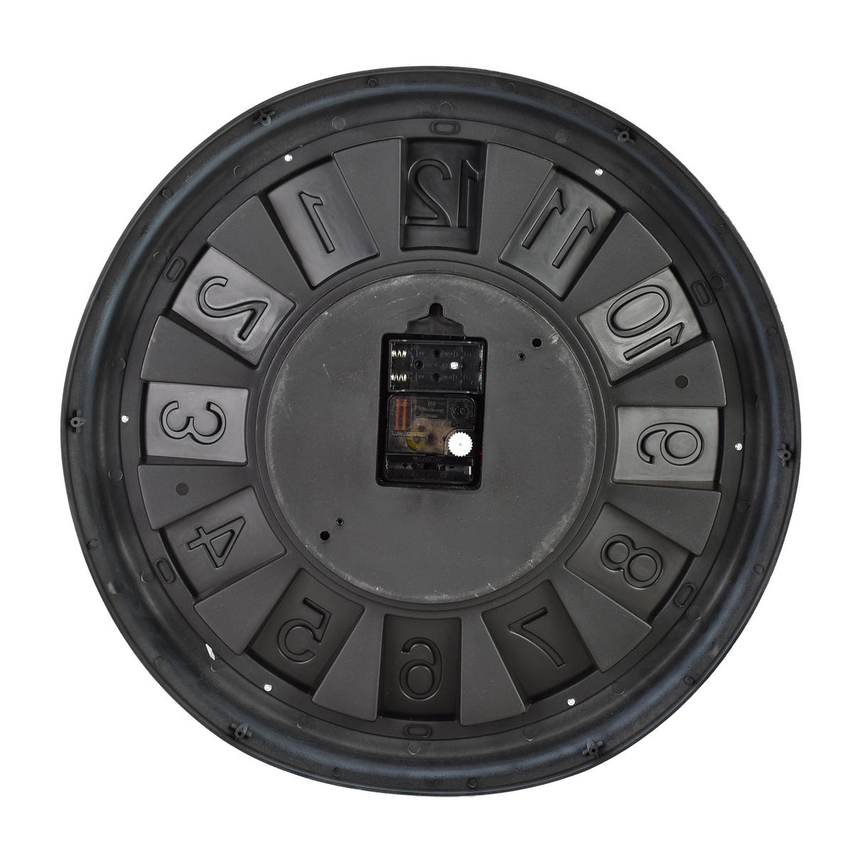 WANDUHR Ramsey Weiß 45/7/45 cm Kunstoff - Weiß, Kunststoff (45/45/7cm) - Mondex