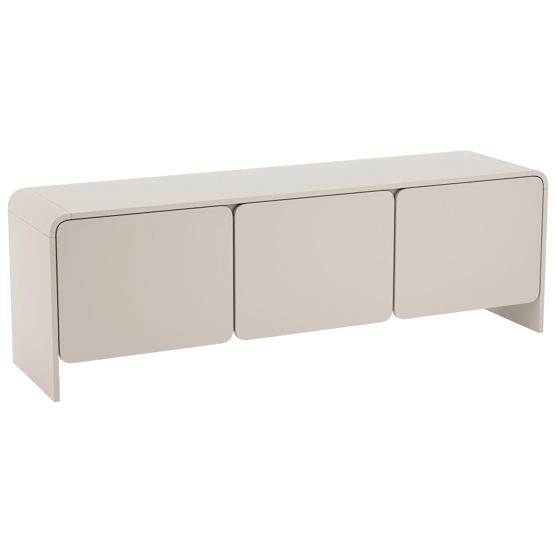 TV-LOWBOARD Lummo Kaschmirgrau 156 cm - Taupe, Holzwerkstoff (156/50.5/39cm) - Selsey