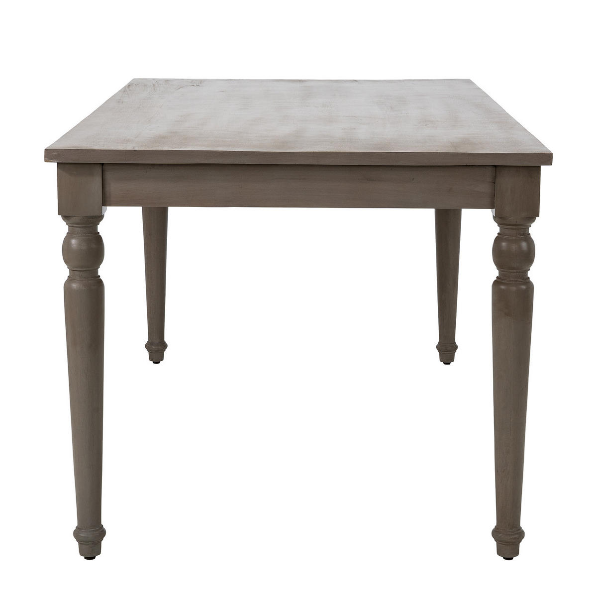 ESSTISCH - Mango massiv - Mango Braun - Graubraun, Holz (90/175/76cm) - home24