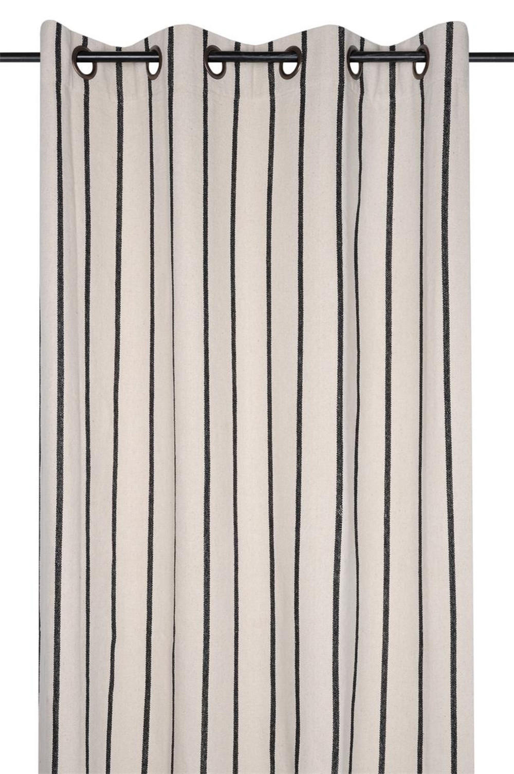 BAUMWOLLVORHANG Trop 135/260 cm - Beige, Naturmaterialien (135/260/135cm)