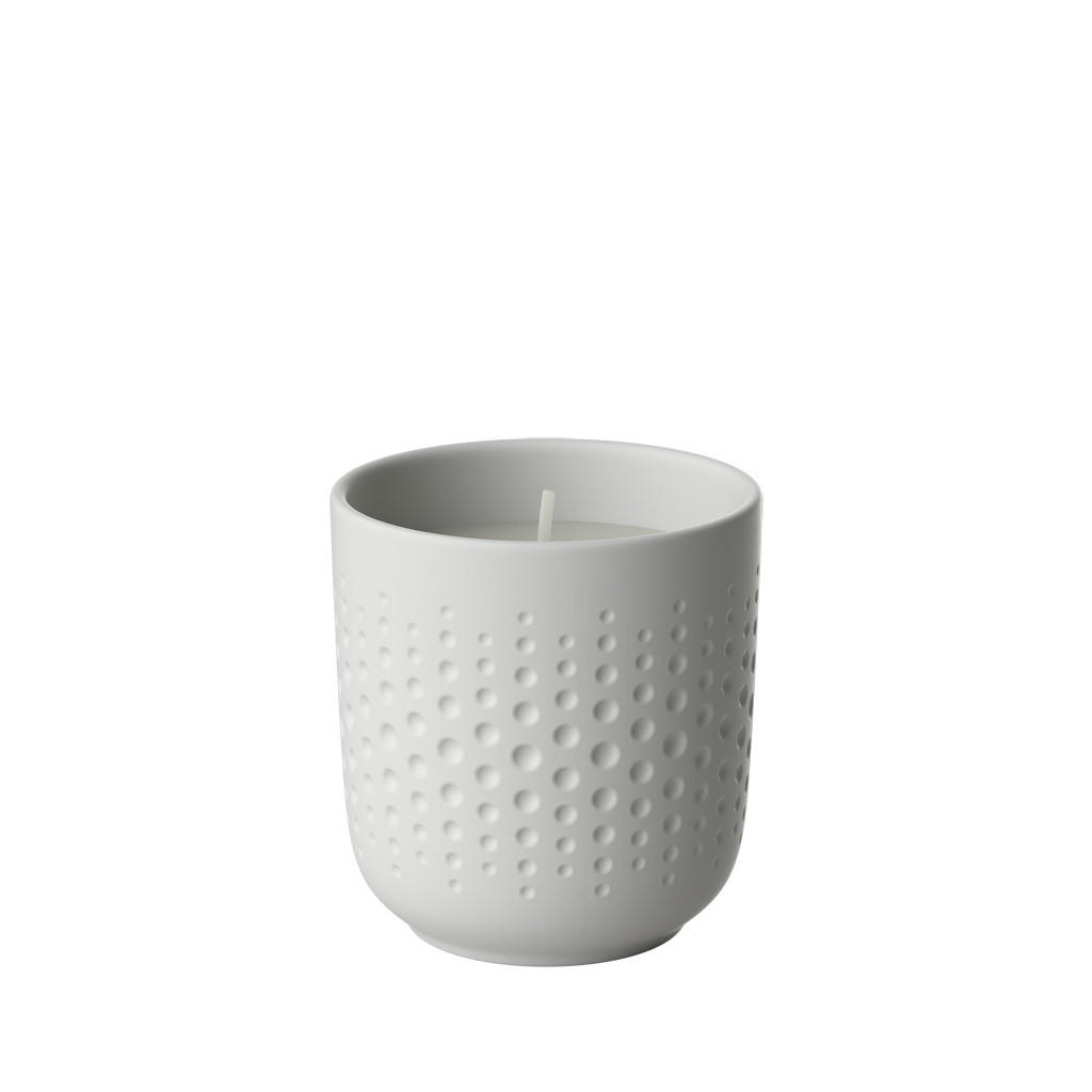 DUFTKERZE PERLE SPARKLE Manufacture Collier Blanc weiß ø 8,5 x 9 cm - Weiß, Keramik (9cm) - Villeroy & Boch