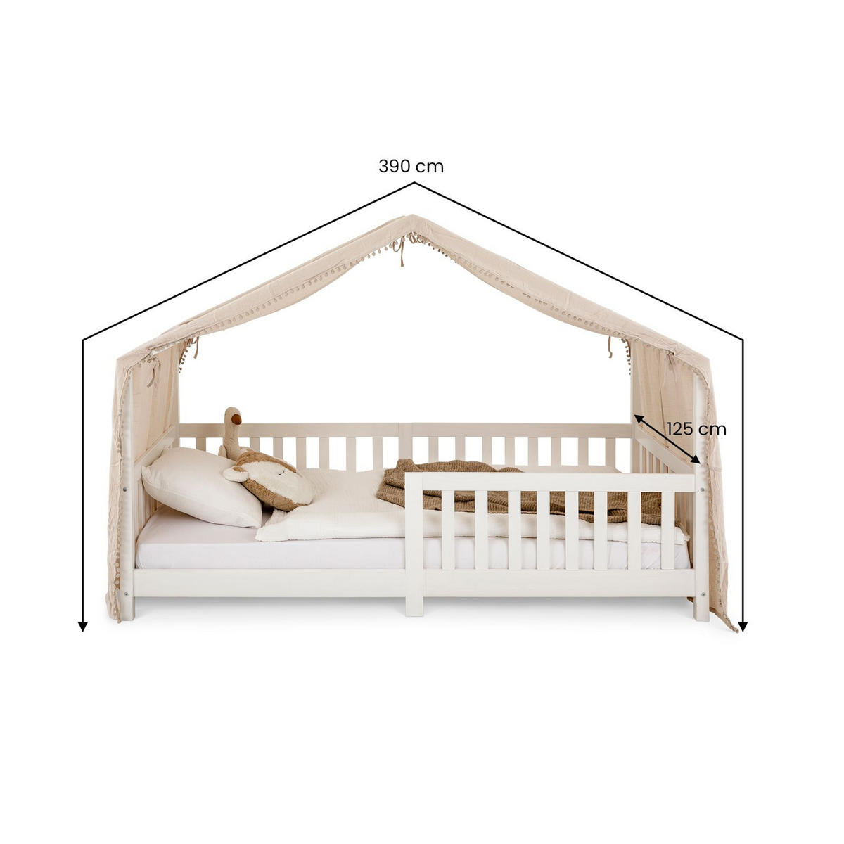HAUSBETT- HIMMEL LIAN - Beige, Textil - IDIMEX