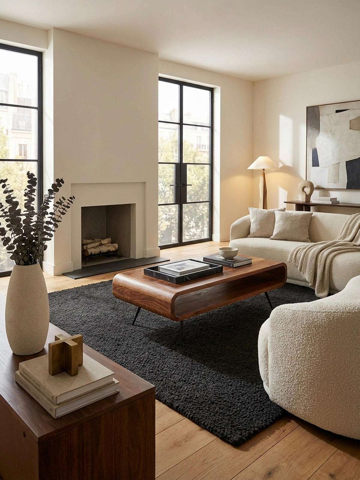 WOHNZIMMERTISCH Massivholz Sheesham, Modernes Design mit Staufach - Schwarz/Braun, Holz/Metall (55/90/30cm) - KADIMA DESIGN