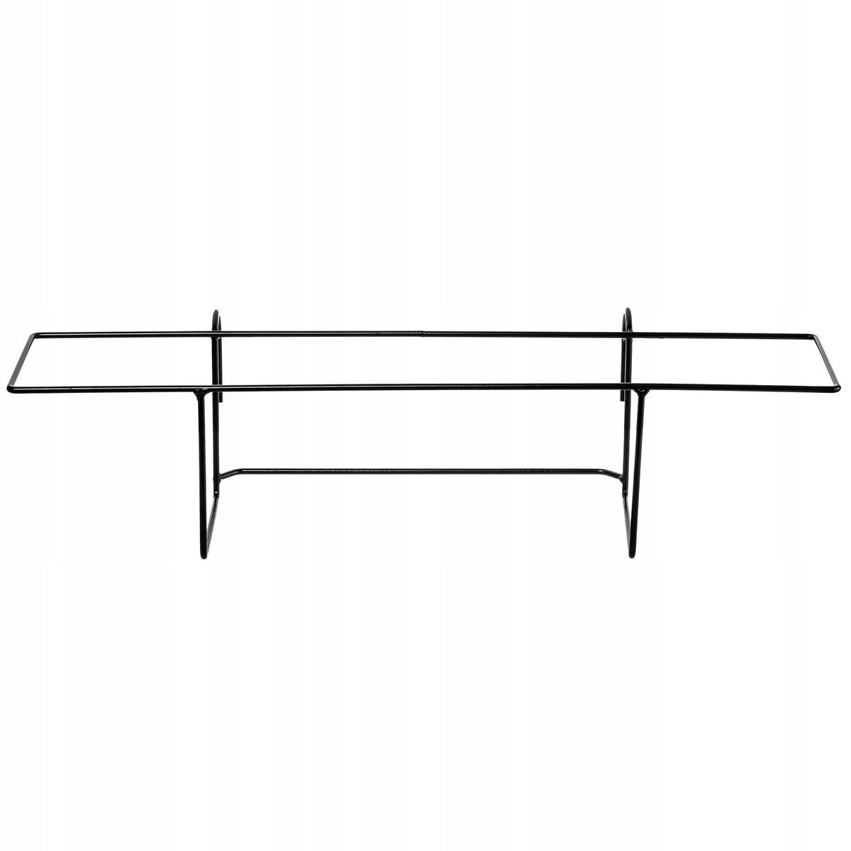 AUFHÄNGER für Balkonkasten 59 x 14 cm - Schwarz, Metall (14/59cm) - KADAX